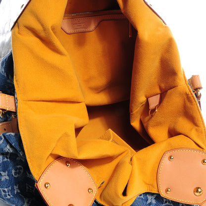 Louis Vuitton Denim Mahina XL Blue 6 of 8
