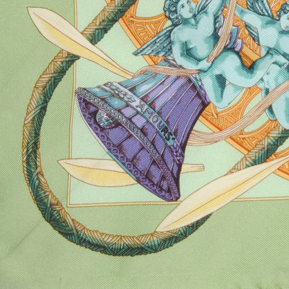 Hermes Silk Le J Aime Pocket Square Scarf 3 of 6