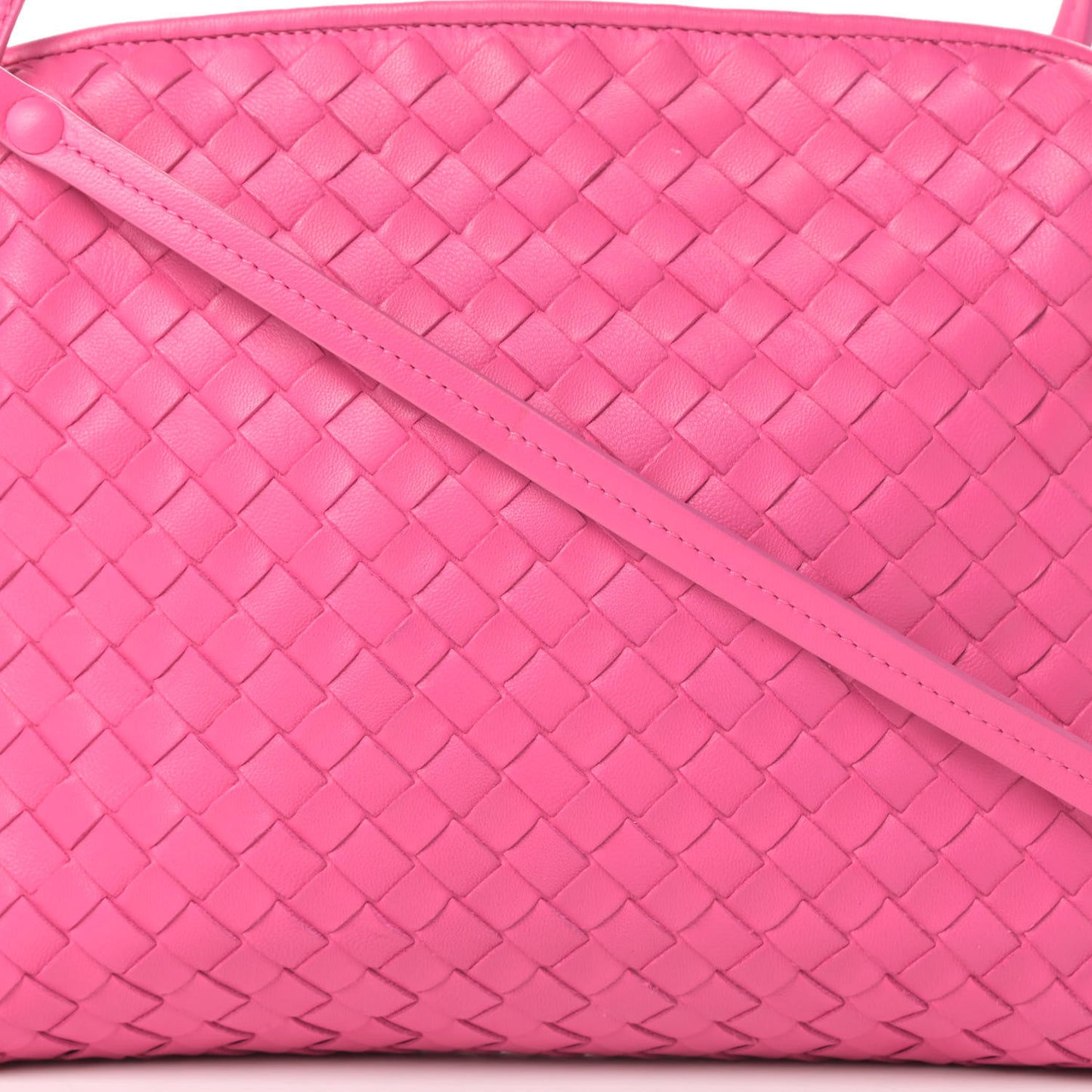 Nappa Intrecciato Nodini Bag Shock Pink