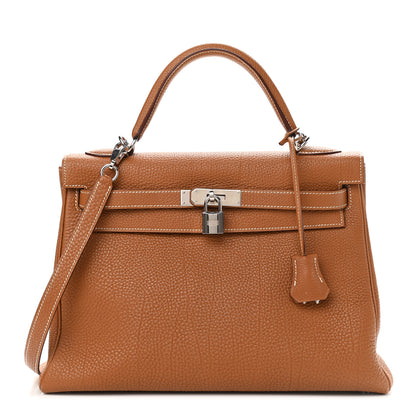 Hermes Togo Kelly Retourne 32 Gold 1 of 15