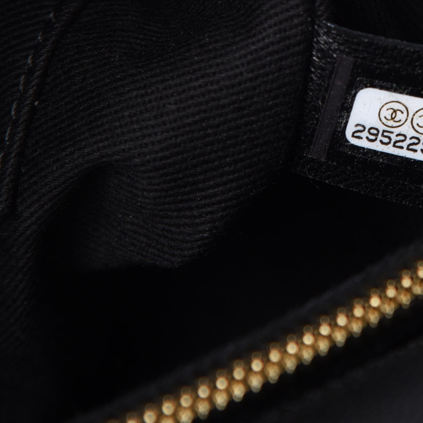 Caviar Lizard Embossed Quilted Small Coco Handle Flap Black