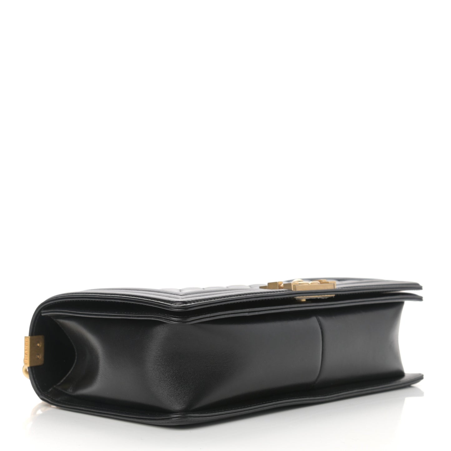 Lambskin Quilted New Medium Boy Flap Black