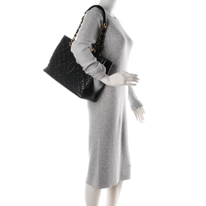 Chanel Caviar Quilted Grand Shopping Tote GST Black 2 of 9