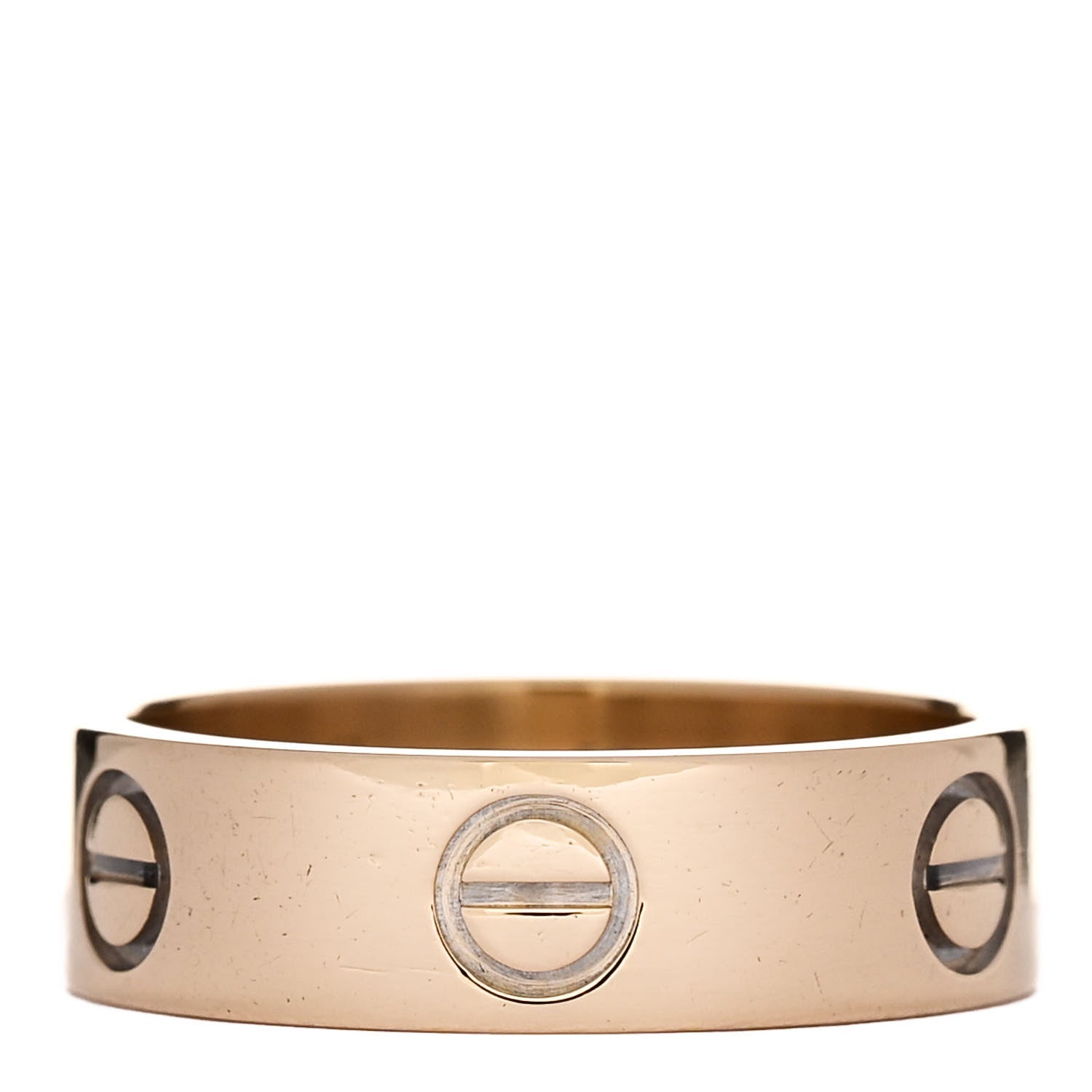 Cartier 18K Yellow Gold 5.5mm LOVE Ring 53 6.5 1 of 5
