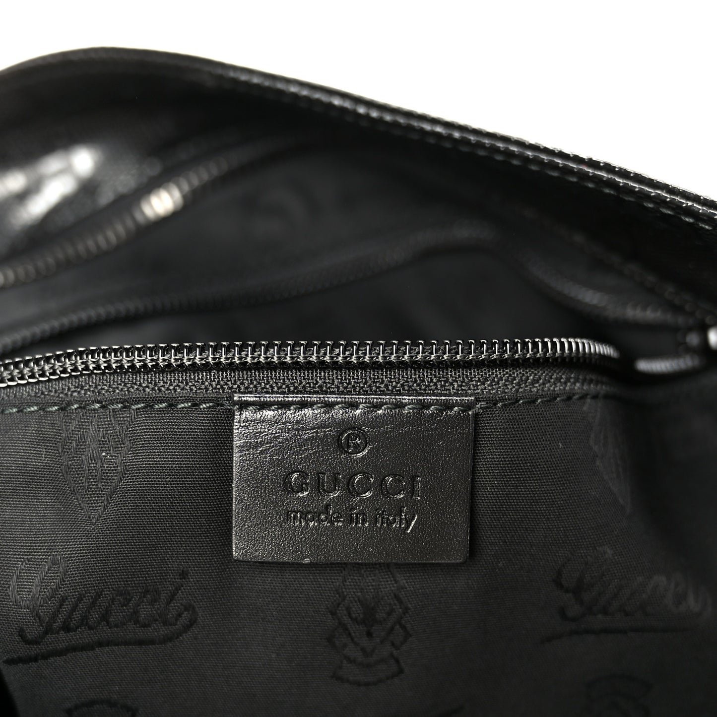 Imprime Monogram Medium Flat Messenger Bag Black
