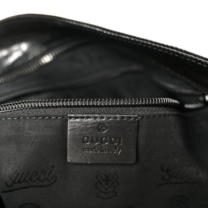 Gucci Imprime Monogram Medium Flat Messenger Bag Black 6 of 12
