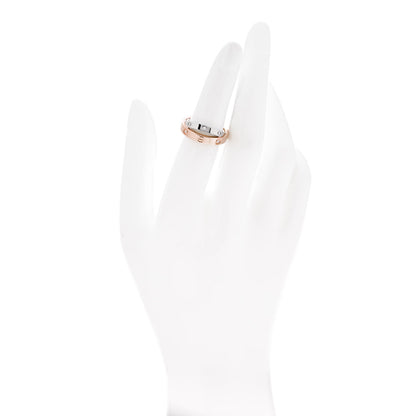 Cartier 18K Pink White Gold 6 Diamond LOVE Ring 49 5 2 of 4