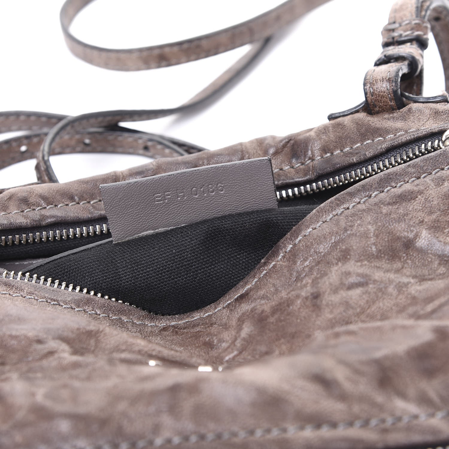 Givenchy Tumbled Sheepskin Mini Pandora Charcoal 10 of 16