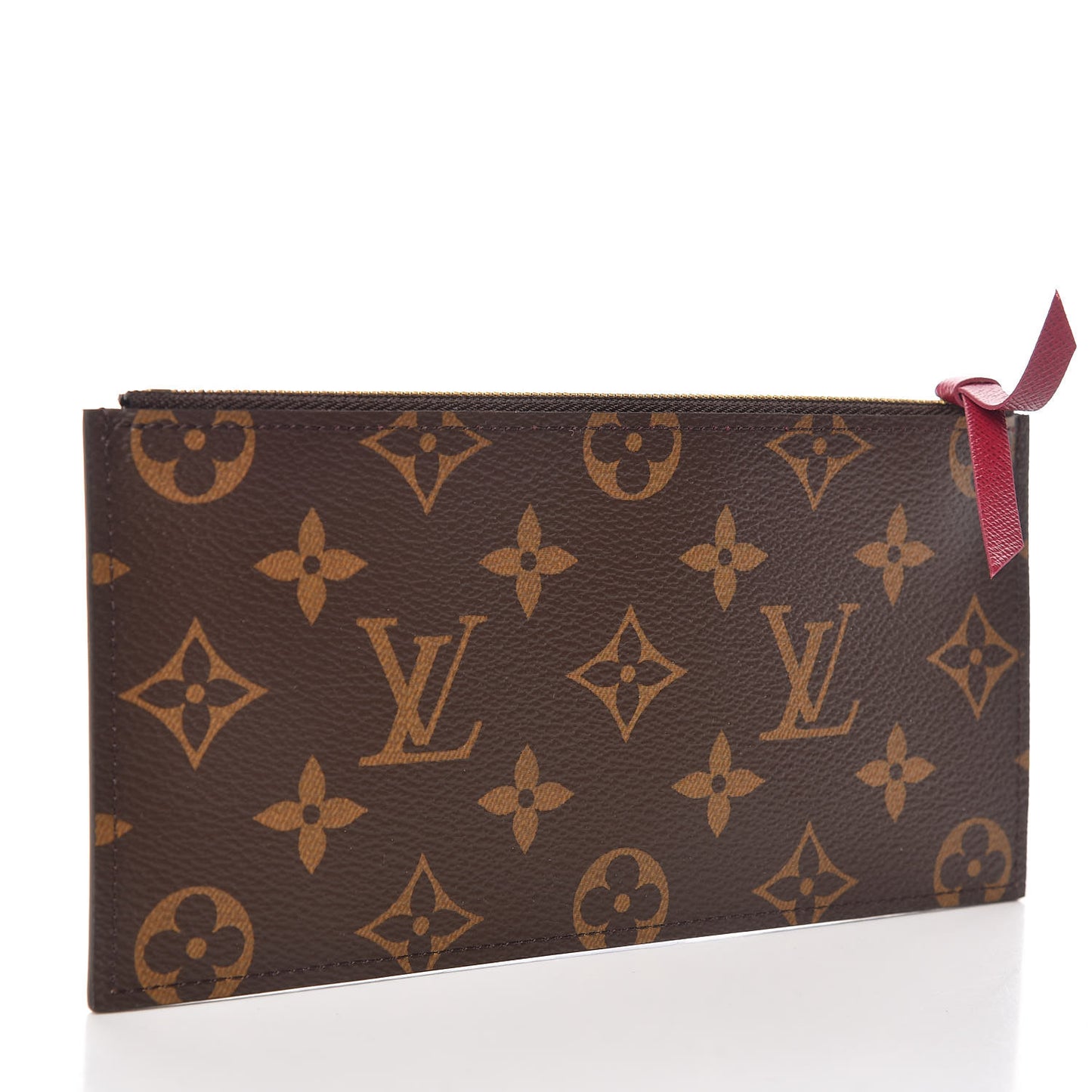 Monogram Felicie Chain Wallet Zippered Insert Fuchsia