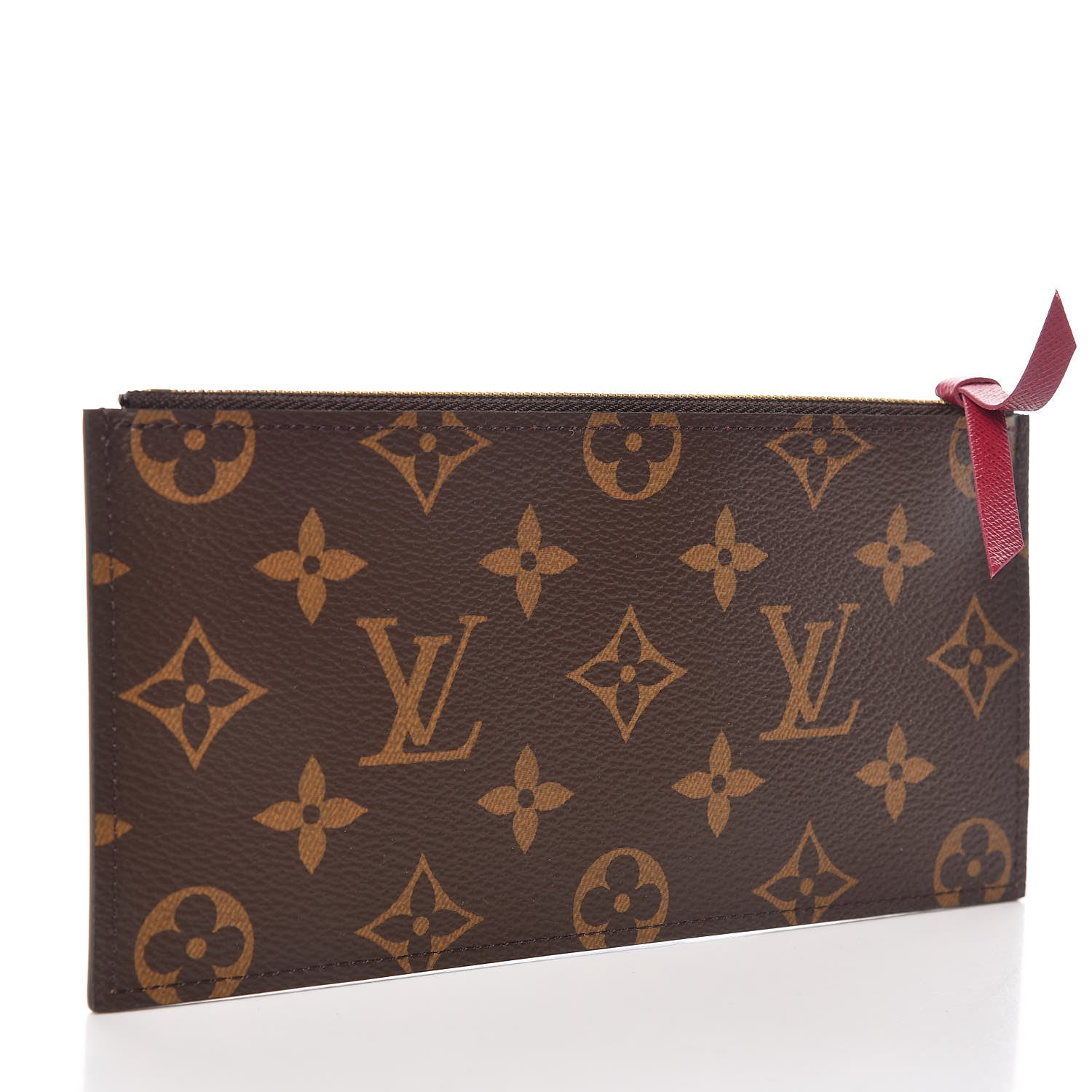 Louis Vuitton Monogram Felicie Chain Wallet Zippered Insert Fuchsia 3 of 7