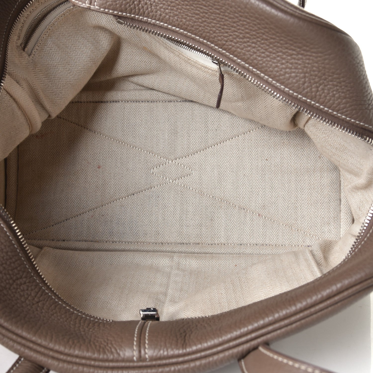 Hermes Taurillon Clemence Victoria II 35 Etoupe 4 of 7