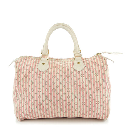 Louis Vuitton Mini Lin Croisette Speedy 30 Rouge 1 of 7