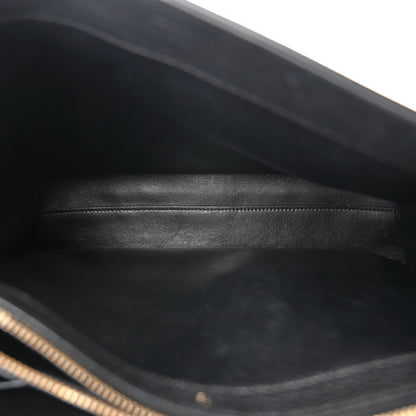 Celine Grained Calfskin Classique 16 Top Handle Bag Black 5 of 14