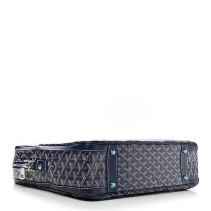 Goyard Goyardine Ambassade MM Briefcase Navy 3 of 11