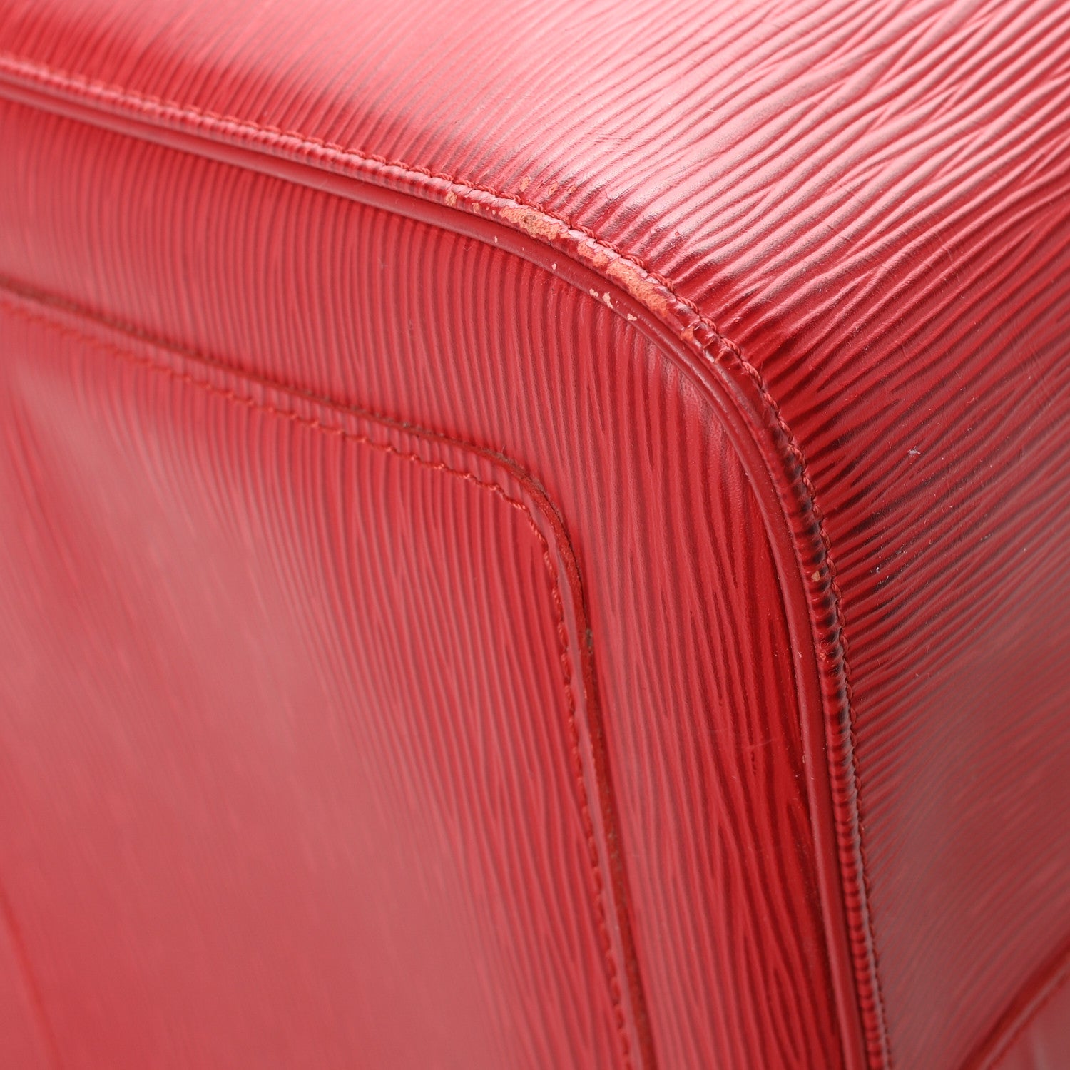Louis Vuitton Epi Keepall 55 Castillan Red 9 of 14