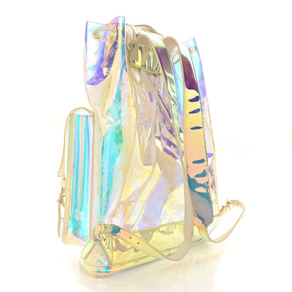 Louis Vuitton PVC Monogram Christopher Backpack GM Iridescent Prism 3 of 10