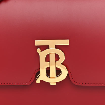 Burberry Calfskin Small TB Bag Dark Crimson 7 of 7