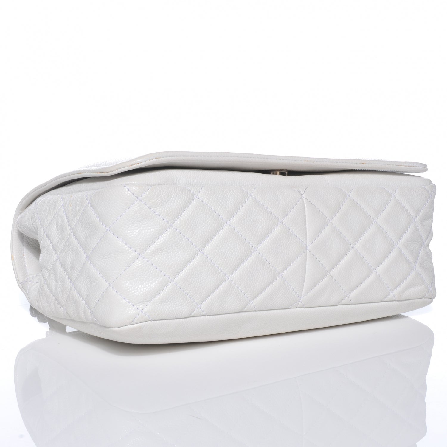 Chanel Caviar Timeless Large Flap White 4 of 7