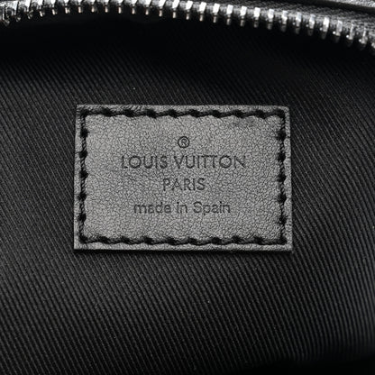 Louis Vuitton Calfskin Monogram Shadow Double Phone Pouch NM Black 5 of 8