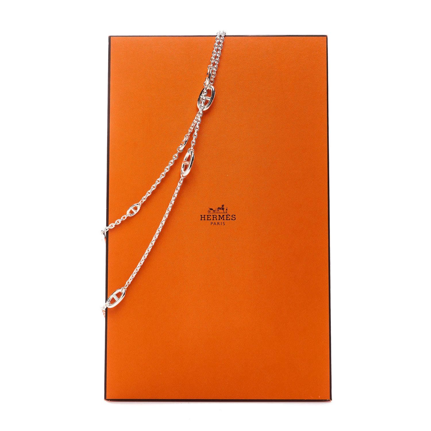 Hermes Sterling Silver Farandole Necklace 120 6 of 6