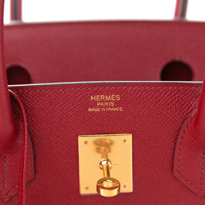 Hermes Epsom Birkin 30 Rouge Grenat 6 of 14