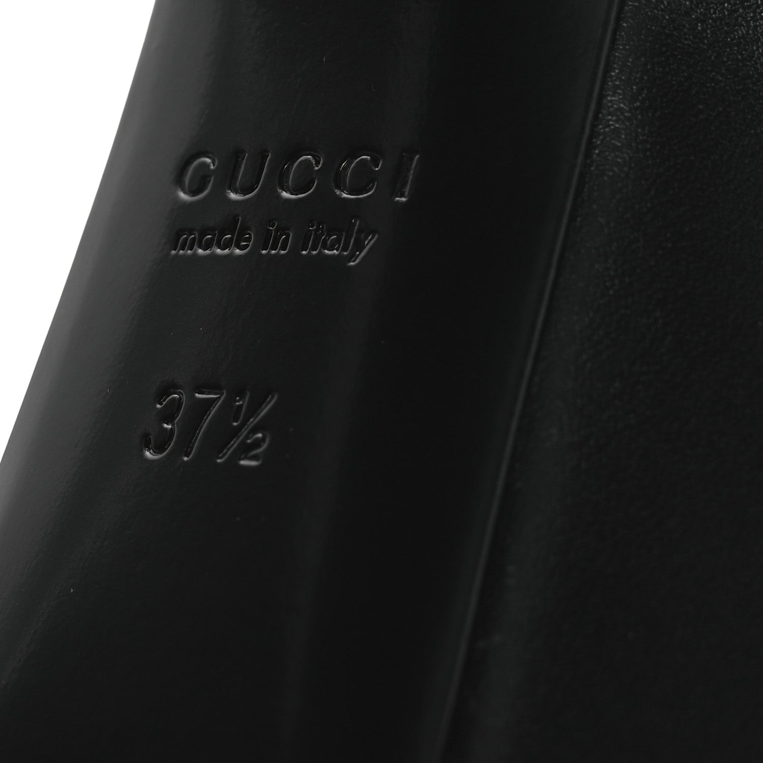 Gucci Calfskin Horsebit Platform 70/160mm Slingback Mules 37.5 Black 8 of 13