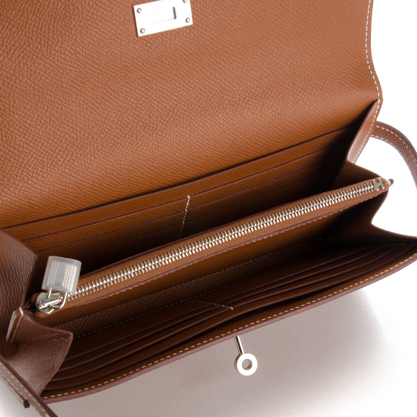 Epsom Kelly Longue Wallet Gold