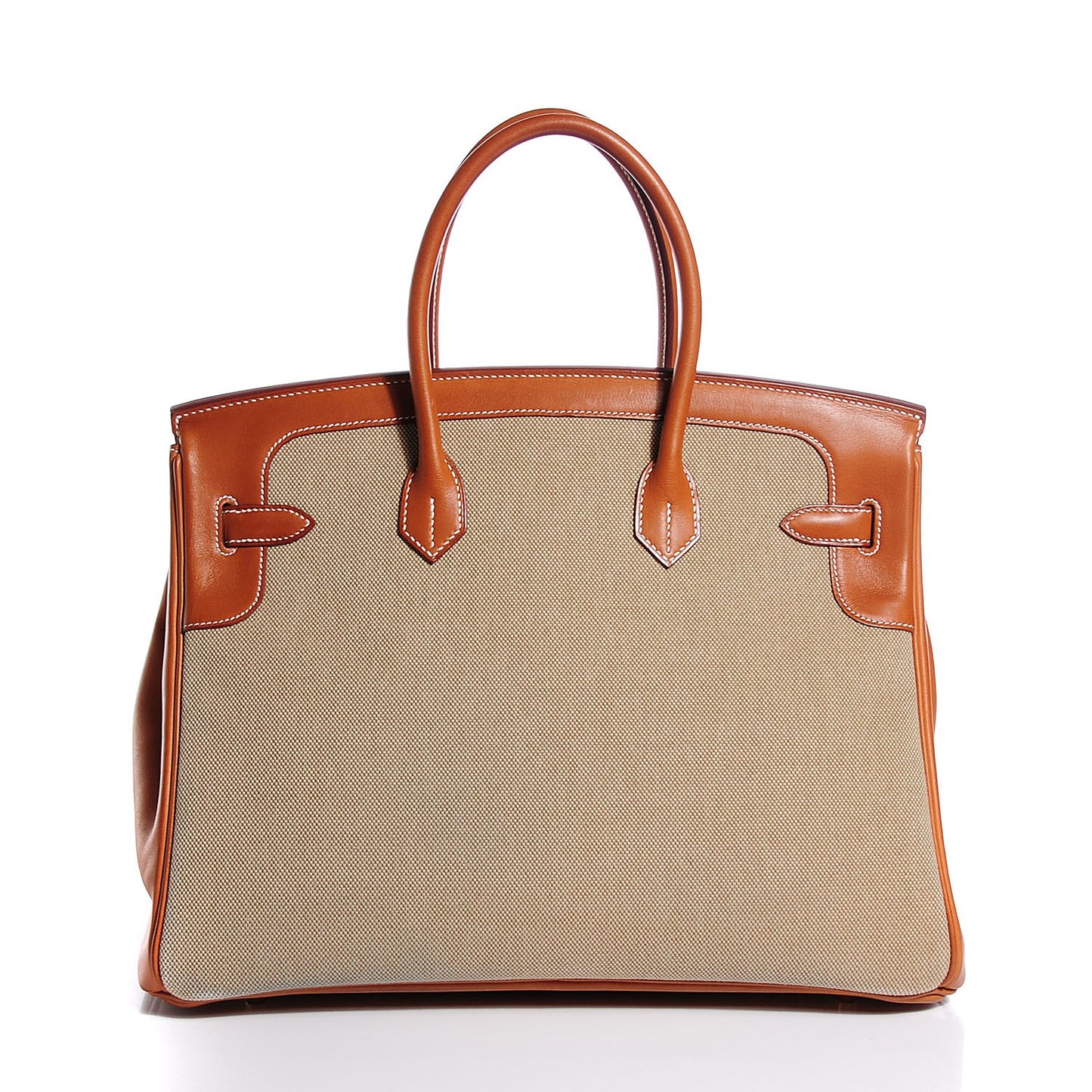Toile Natural Barenia Flag Birkin 35