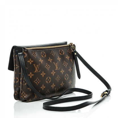 Louis Vuitton Monogram Twice Pochette Black 3 of 8