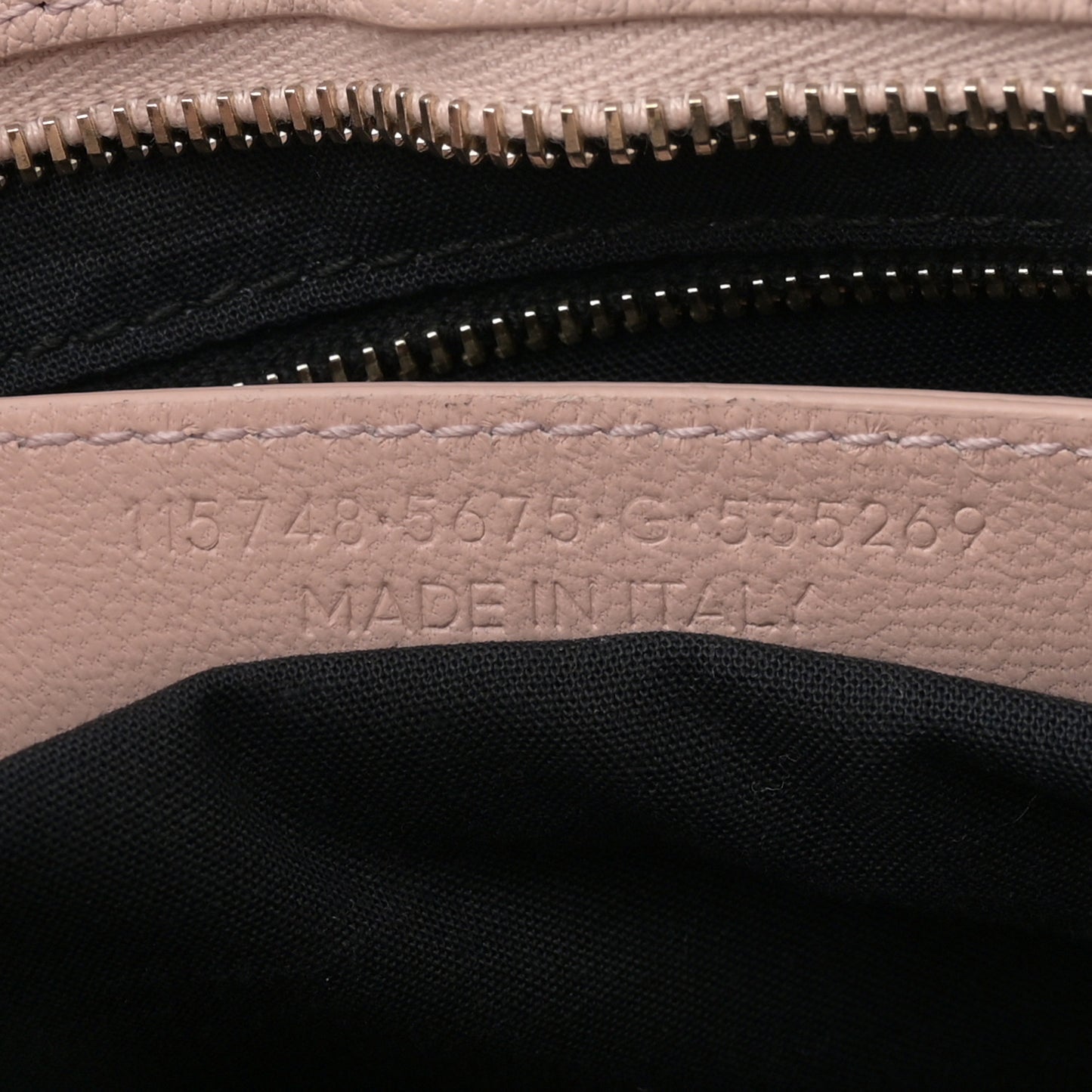 Chevre Silver Metallic Edge Hardware City Rose Aubepine Bois de Rose