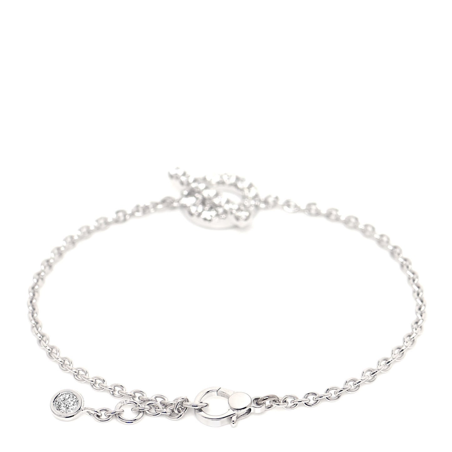18K White Gold Diamond Finesse Bracelet ST