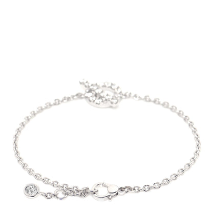 Hermes 18K White Gold Diamond Finesse Bracelet ST 5 of 10