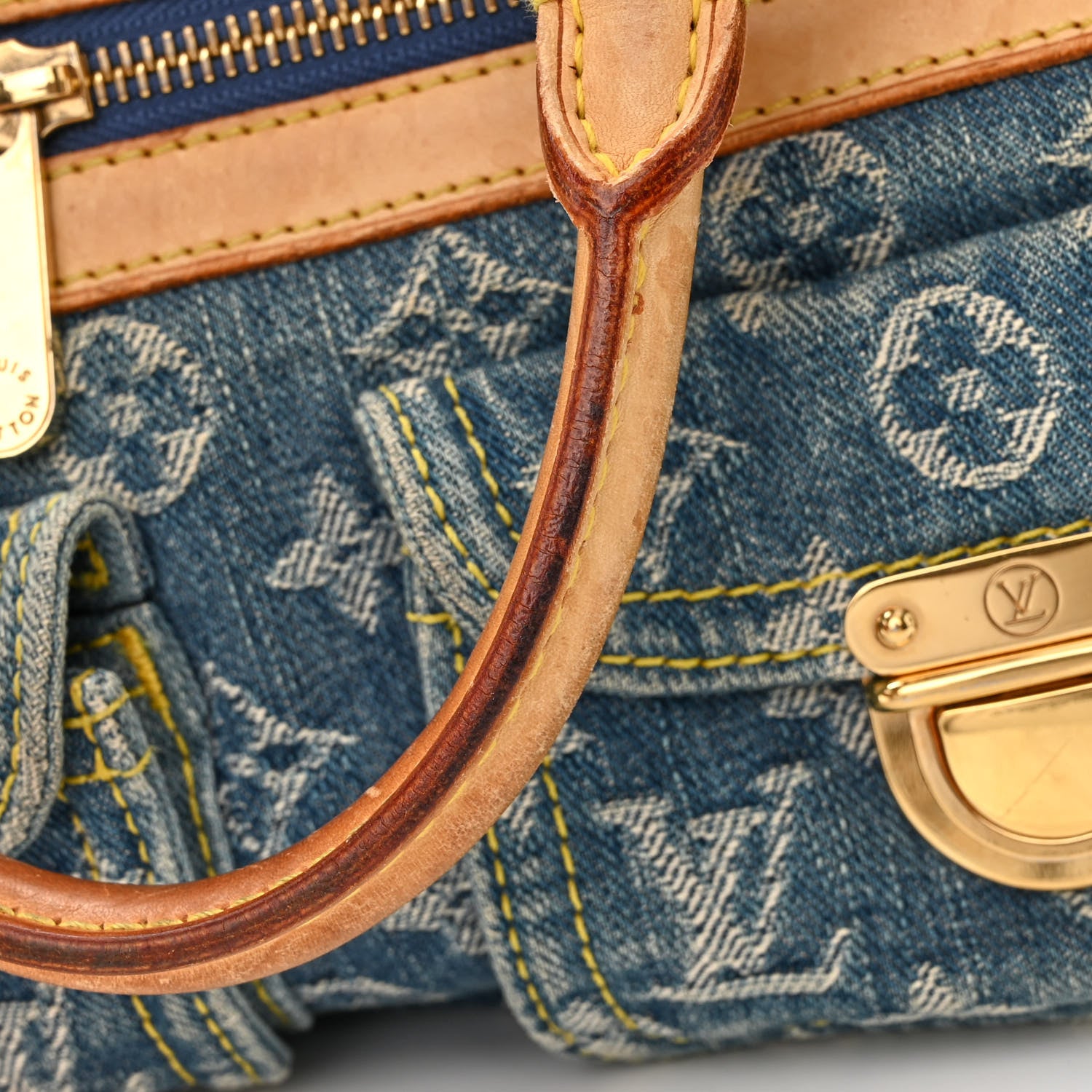 Louis Vuitton Monogram Denim Neo Speedy Blue 11 of 15
