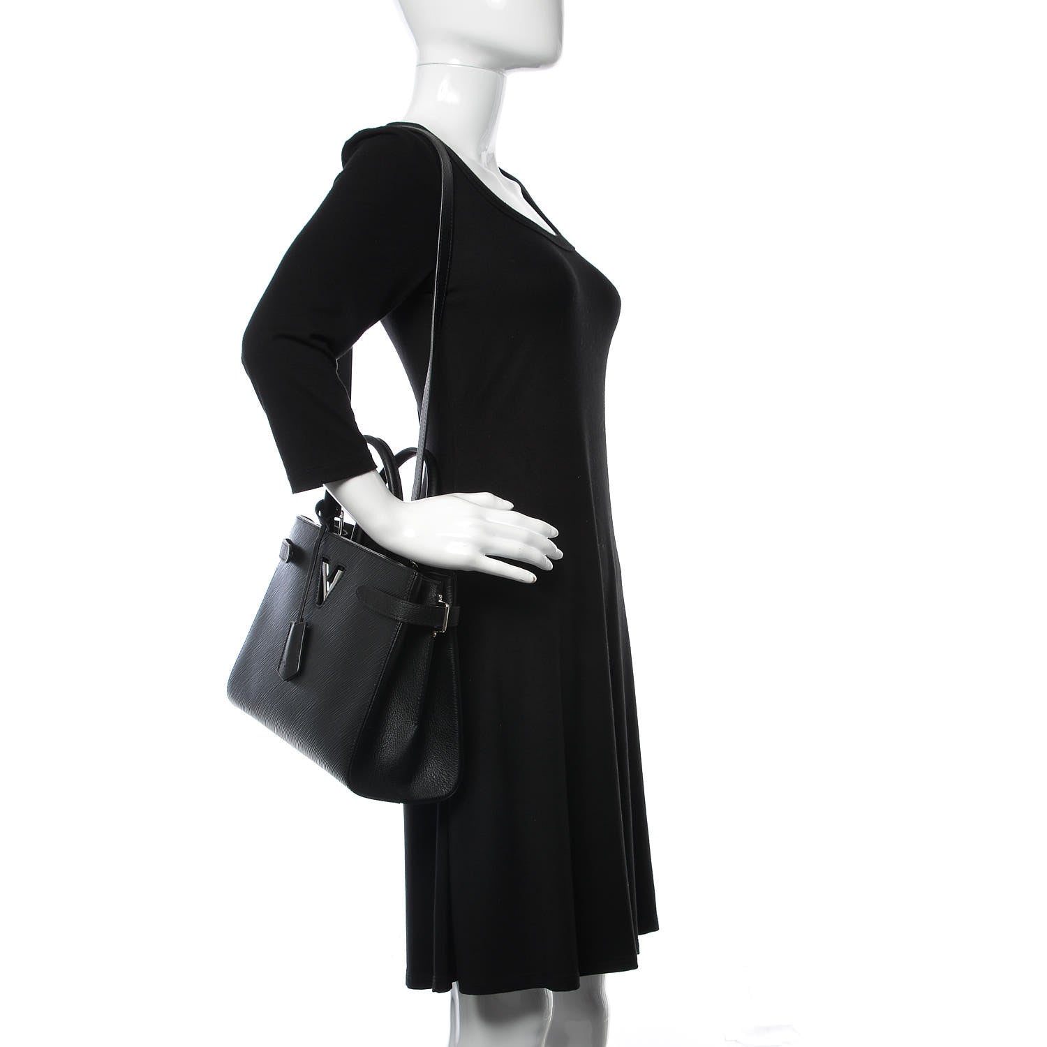 Louis Vuitton Epi Twist Tote Black 2 of 9
