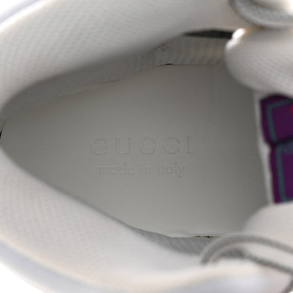 Gucci Evolution Fabric Mens Basket High Top Sneakers 11 Black White 9 of 9
