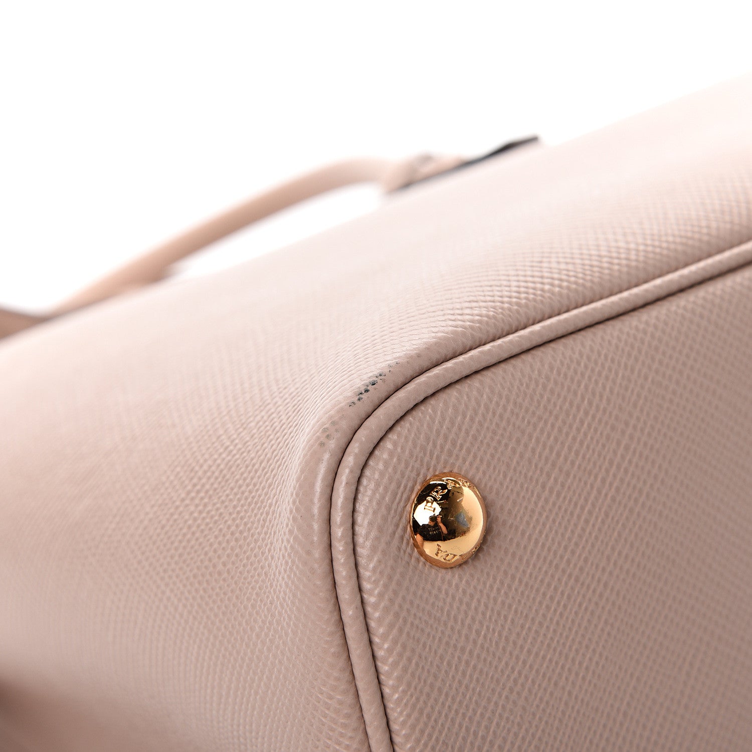 Prada Saffiano Cuir Medium Double Bag Cipria 10 of 12