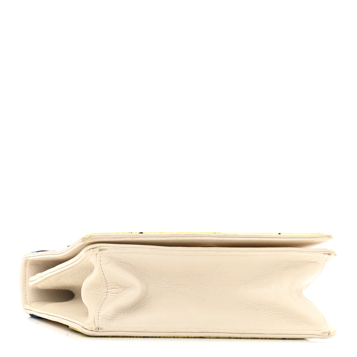 Prada Velvet Straw Cahier Shoulder Bag Naturale Talco 4 of 12