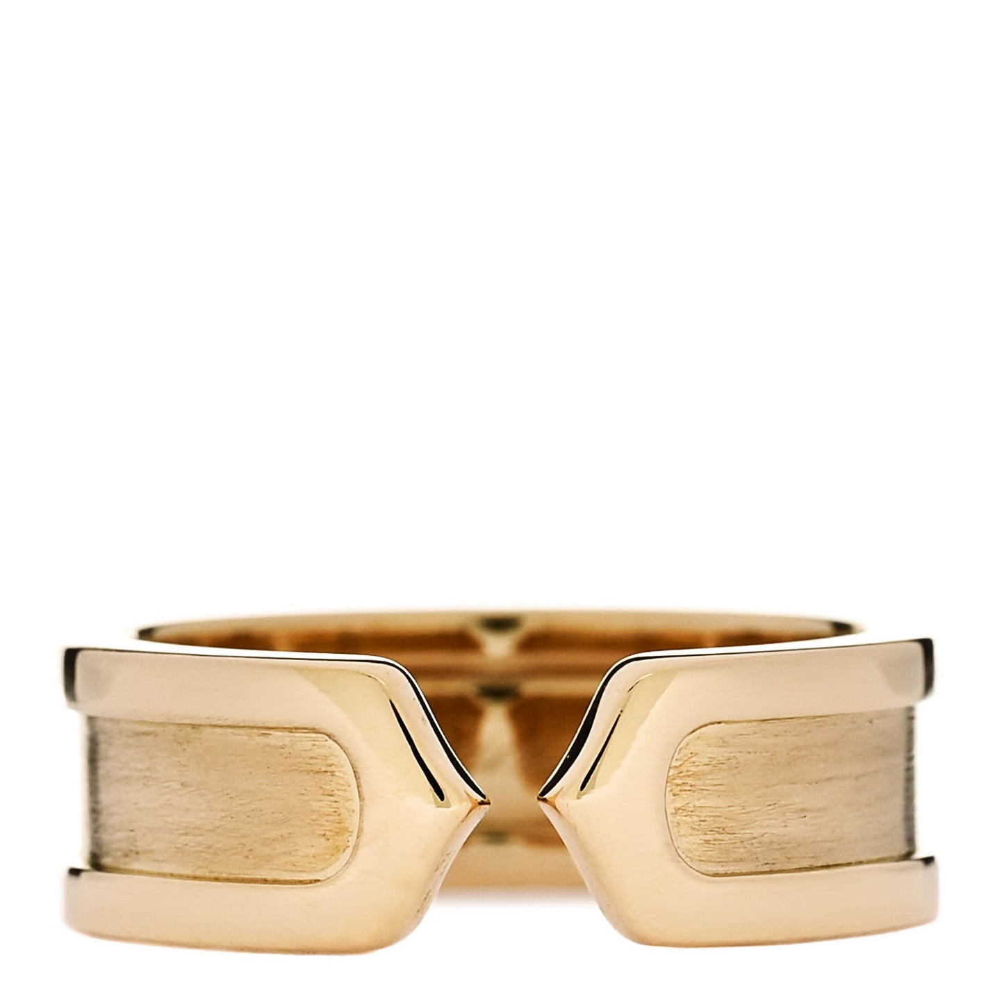 18K Yellow Gold 6.5mm C De Cartier Ring 50 5.5