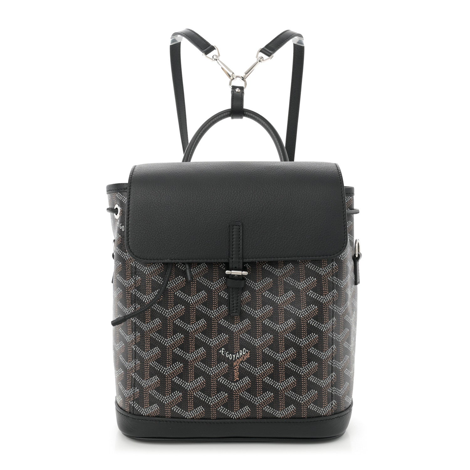 Goyard Goyardine Calfskin Mini Alpin Backpack Black 1 of 10