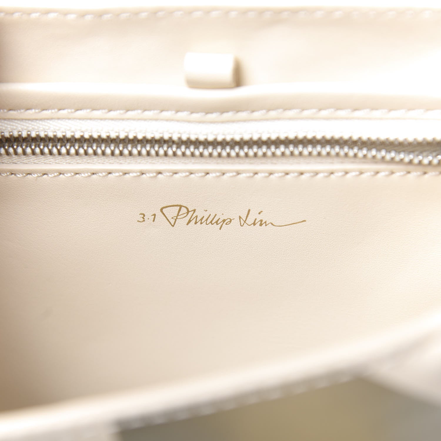 3.1 Phillip Lim 3.1 Calfskin Mini Pashli Trapeze Satchel Powder Champagne 6 of 10