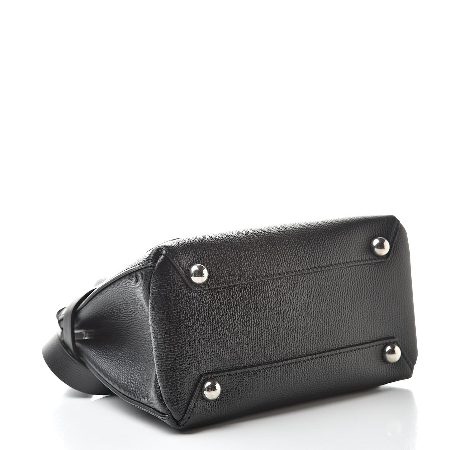 Grainy Calfskin House Check Grommet Baby Banner Tote Black