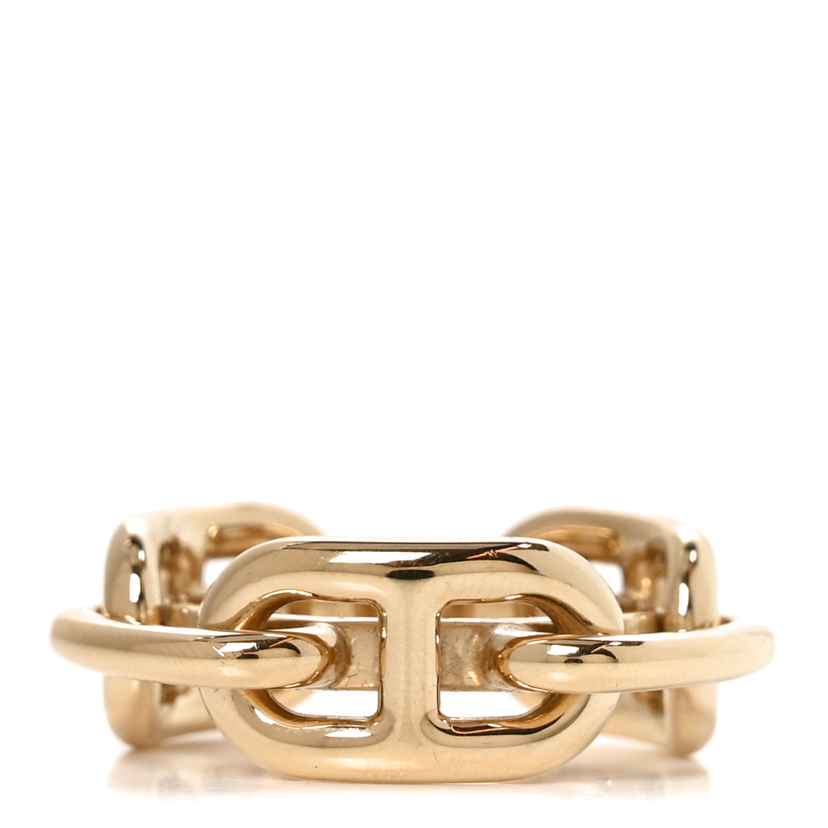 Hermes Permabrass Regate Scarf Ring Gold 1 of 7