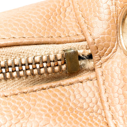 Chanel Caviar Quilted Timeless CC Shoulder Bag Beige 11 of 18