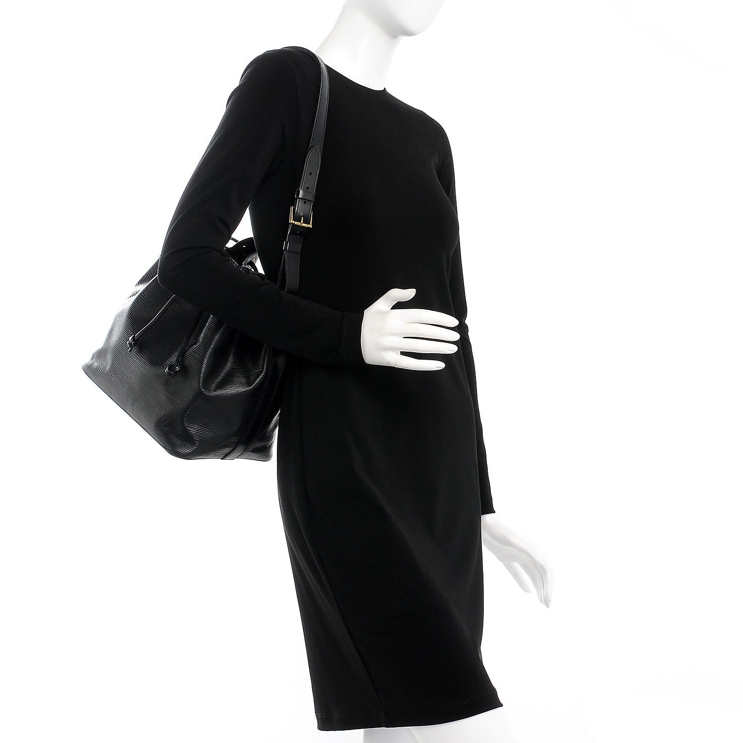Louis Vuitton Epi Petit Noe Black 2 of 13