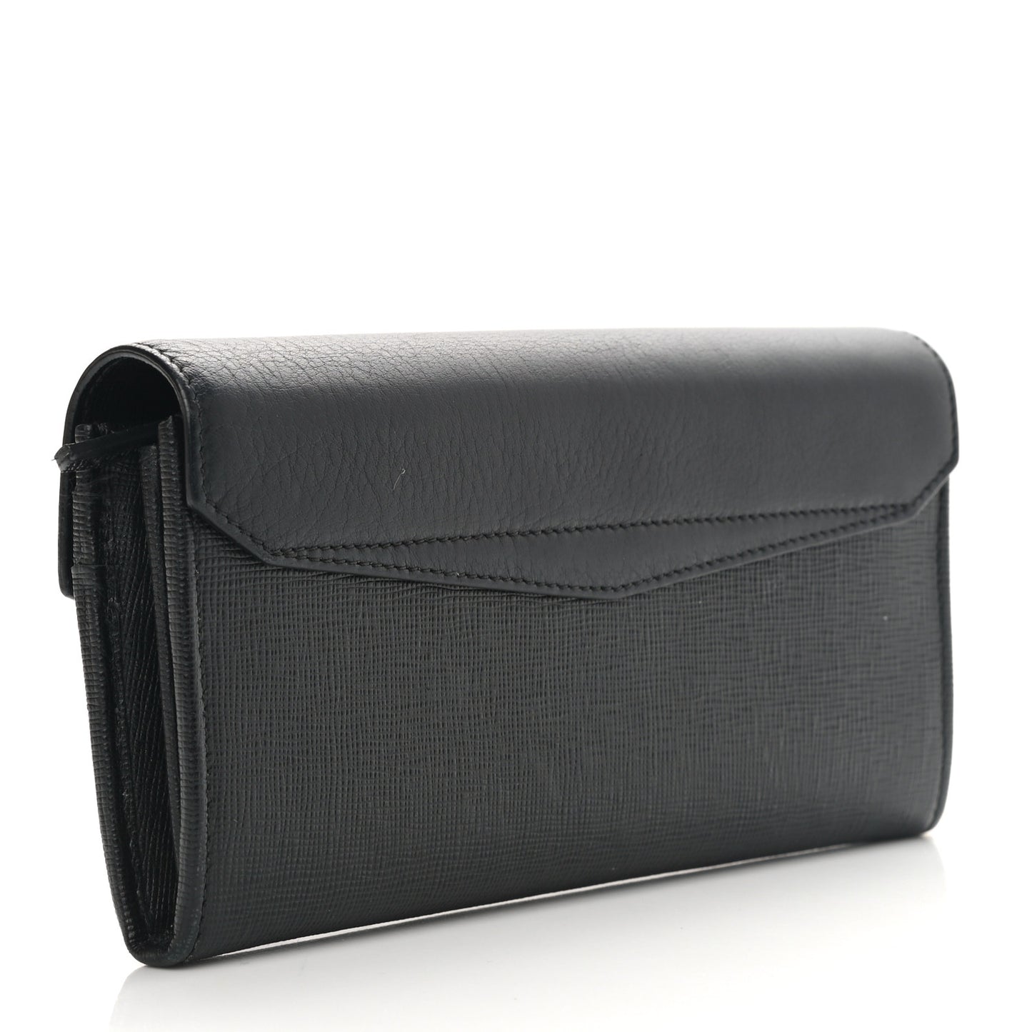 Vitello Elite Flamingo 2Jours Continental Wallet Black