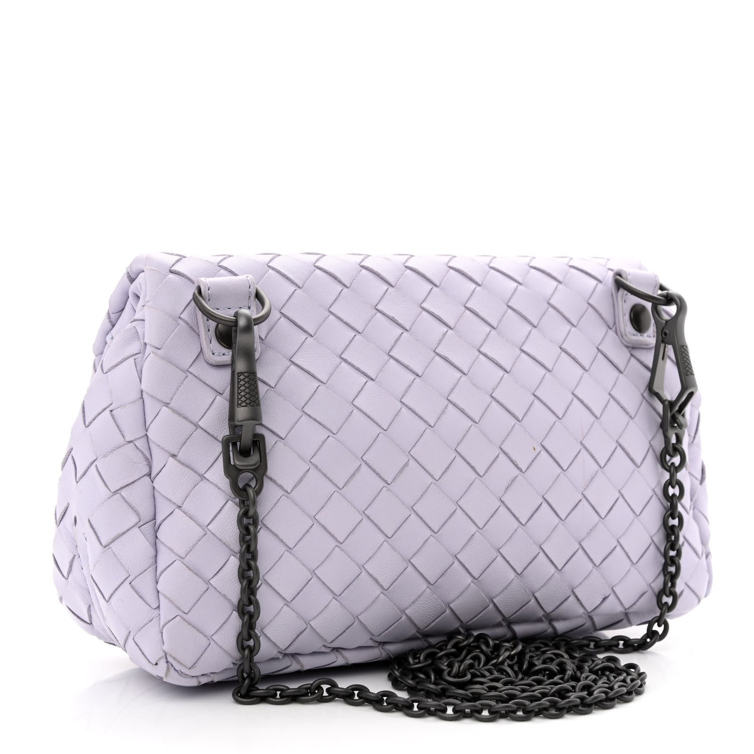 Bottega Veneta Nappa Intrecciato Small Chain Crossbody Zinc 3 of 12