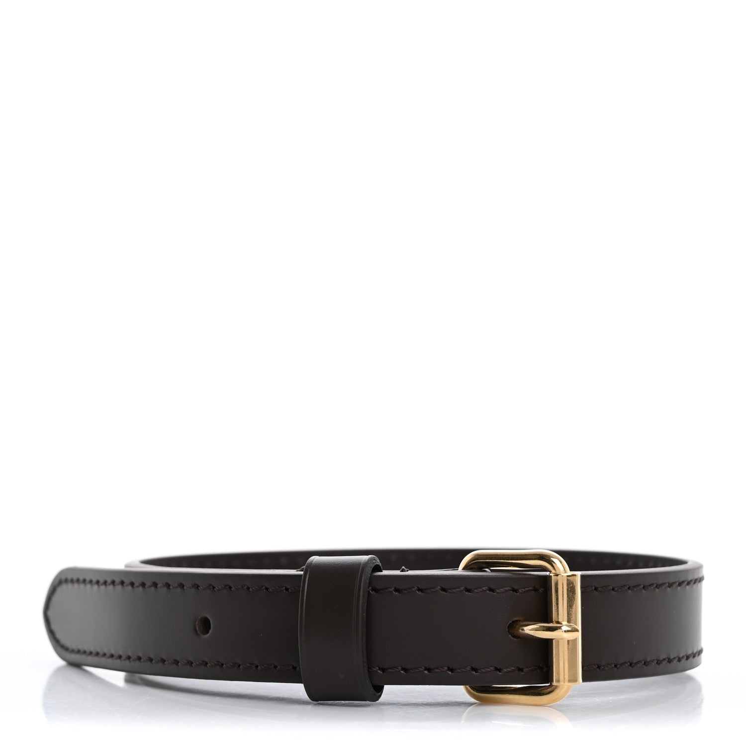Louis Vuitton Calfskin Bandouliere Strap Extender Brown 1 of 5