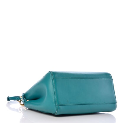 Fendi Nappa Mini Peekaboo Iconic Satchel Lago 4 of 14