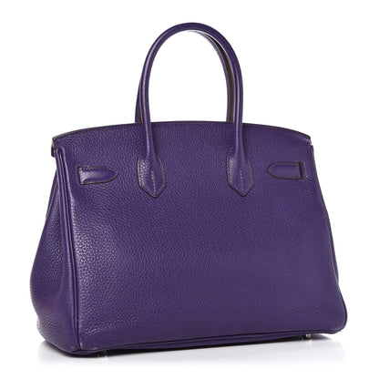 Hermes Togo Birkin 30 Iris 3 of 10