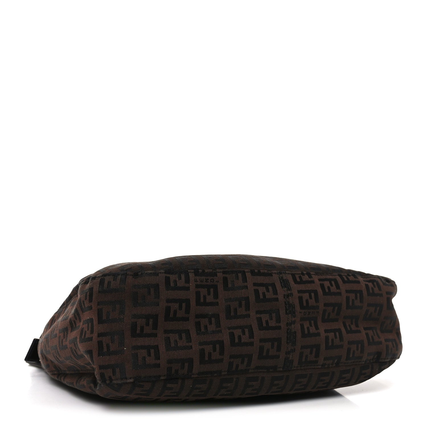 Fendi Zucchino Vitello Hobo Black Moro 4 of 9